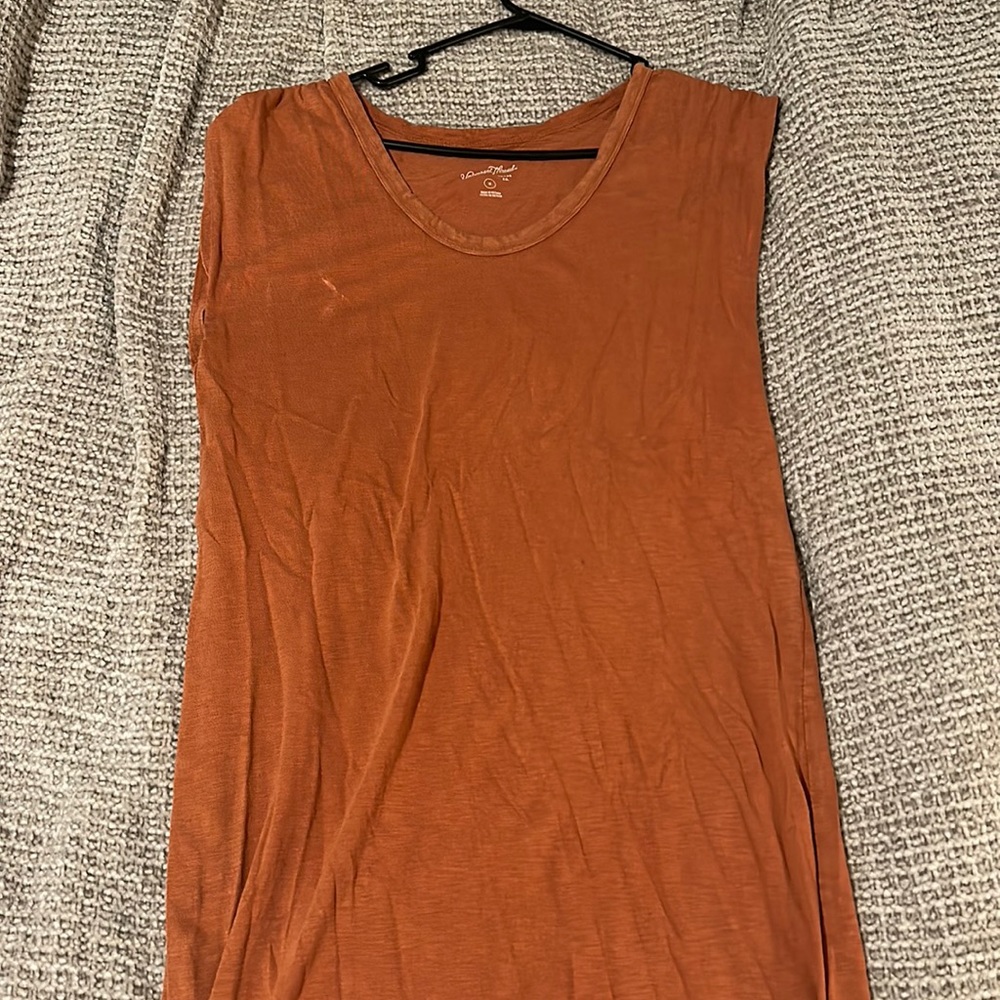 Orange maxi dress